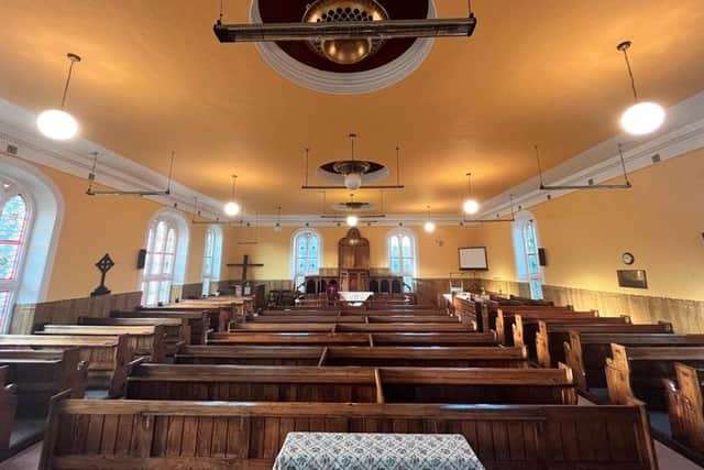The pews at Alnwick Methodist Church. Picture: Rook Matthews Sayer