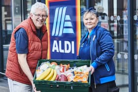 Aldi stores in Northumberland donated 5,900 meals.