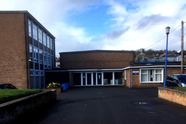 The former Lindisfarne Middle School in Alnwick.