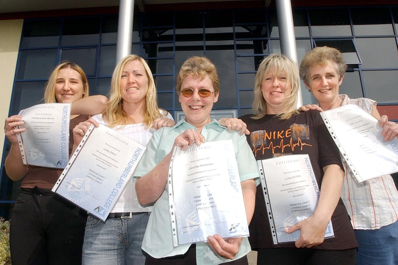 Adult Learning Certificates for workers at Cheviot Foods, Amble.