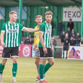 There was frustration for Blyth Spartans as they lost 3-1 at home to Alfreton Town. Picture: Paul Scott
