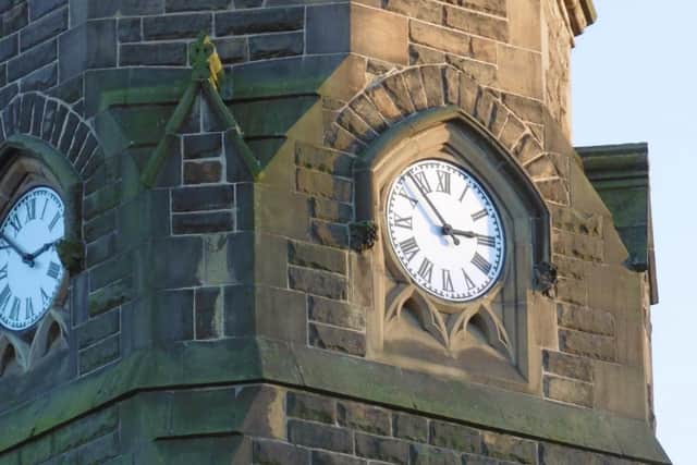 The Hollon Clock on St George’s Church.