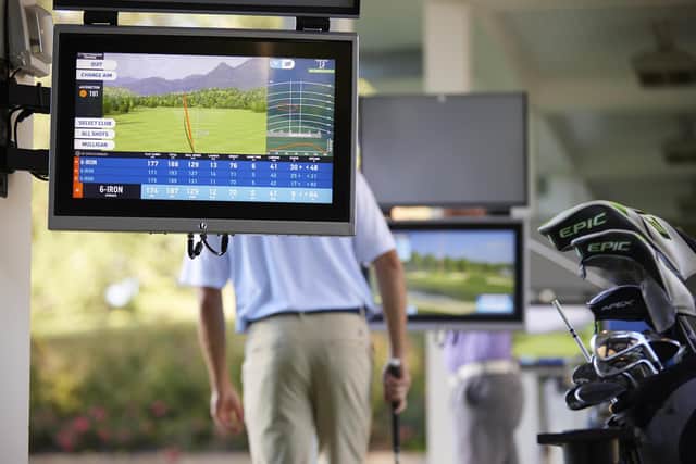 Toptracer technology has been installed on the driving range at Matfen Hall.
