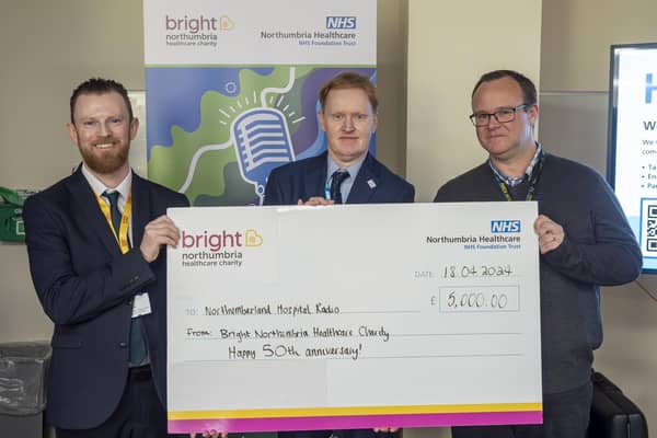 The station was gifted £5,000 by Northumbria Healthcare's charity to celbrate the milestone. (Photo by Bright)