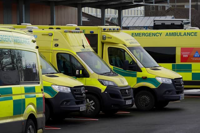 More than one in 20 ambulance patients waited more than an hour to be handed over to accident and emergency services between December 11 and 18.