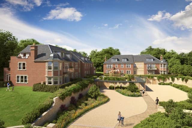 An artist's impression of the proposed 18 apartments at a site in Morpeth.