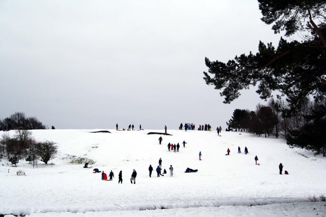 No play for golfers on the 13th fairway at Morpeth golf club. Picture by Frank Dobson