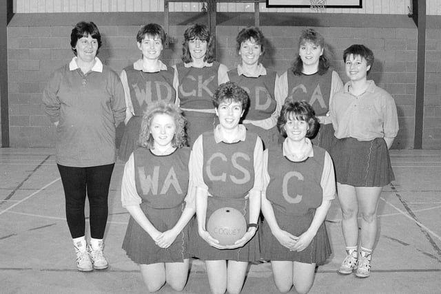 Coquet High School netball team, 1992.