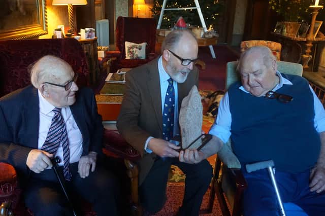 From left, Anthony Murray, Lord James Joicey and Duncan Davidson.