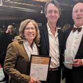 Tracy and Steve Miller received the Gold award in the camping and glamping category.