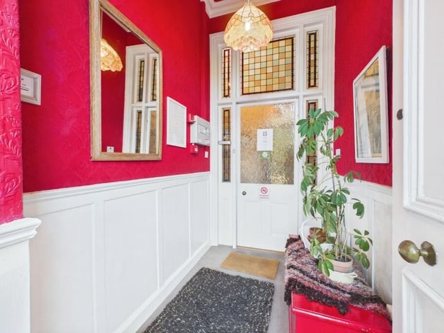 The welcoming reception hall