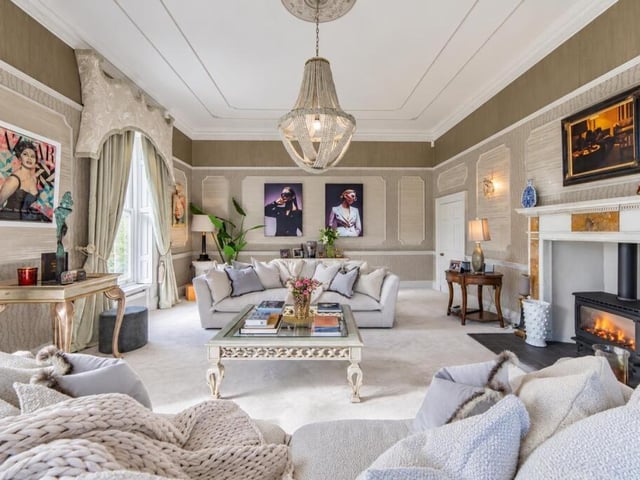 One of the main reception rooms.