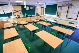 There are over £80m worth of maintenance issues in Northumberland schools. (Photo by OLI SCARFF/AFP via Getty Images)