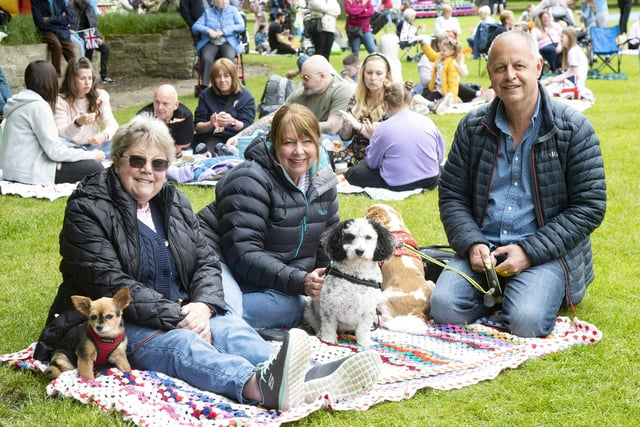 There were a few four-legged attendees at Jubilee Picnic in the Park.