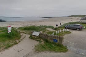 Coastguard and police officers were called to Low Newton after reports of lights on rocks. Image copyright Google Maps.