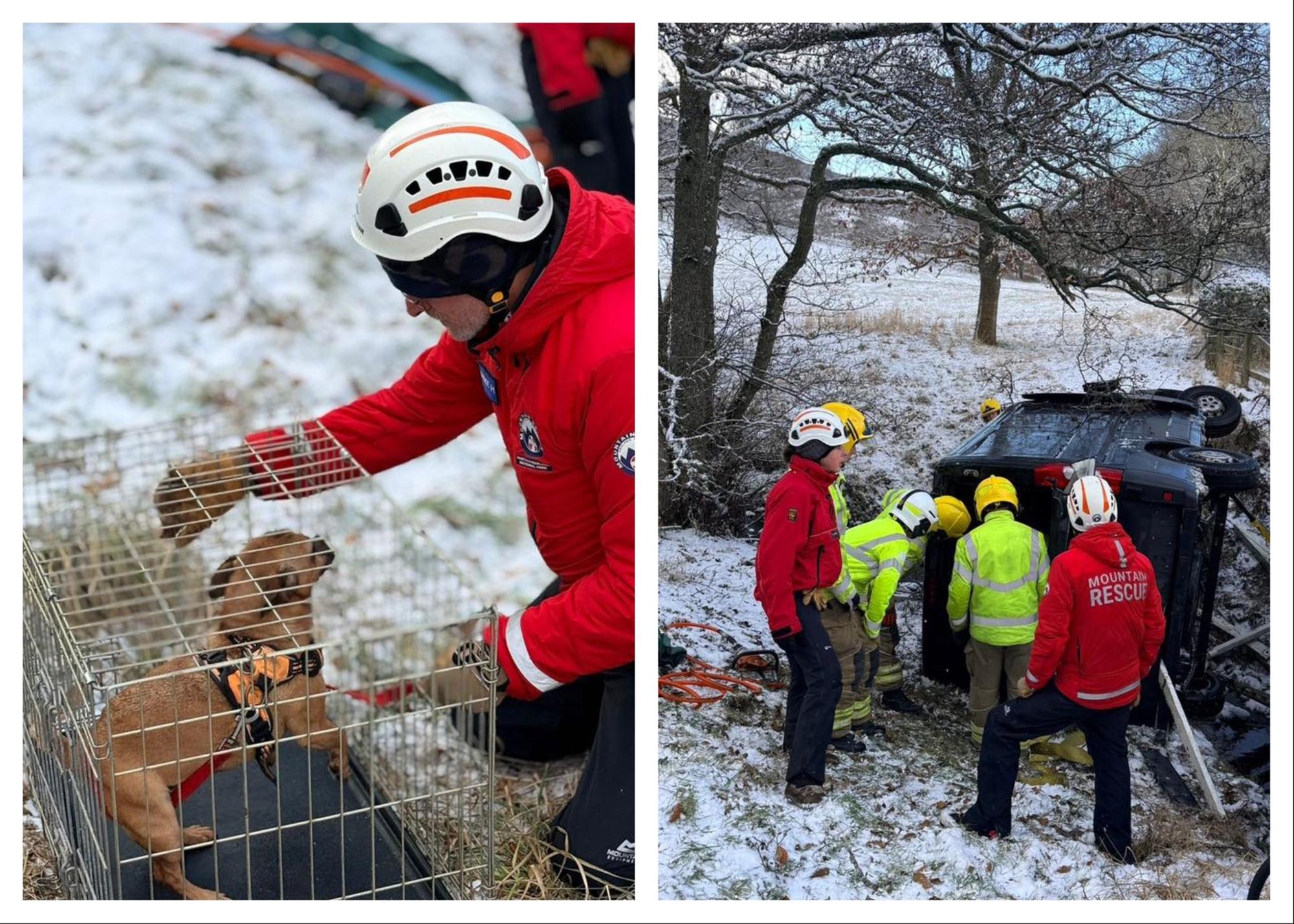 Mountain Rescue respond to back-to-back callouts as heavy snow hit ...