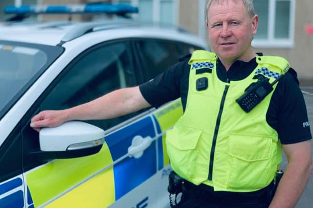 Special constable Michael Scott has been praised by Northumbria Police for his heroic efforts.