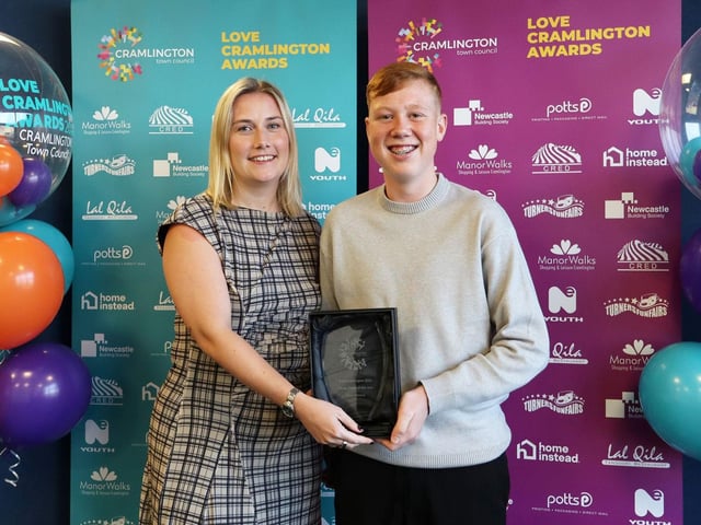 Ryan Parsons MYP was named Young Citizen of the Year, sponsored by Manor Walks Shopping Centre.