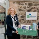 Siobhan Younger, manager at Newcastle Building Society’s Wooler branch, with Gemma Douglas of the Glendale Gateway Trust.