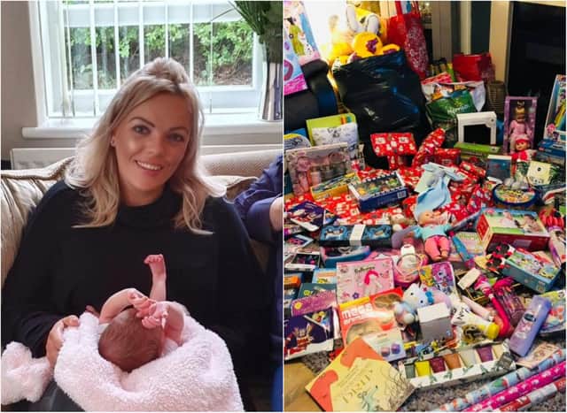 Kimberley is collecting Christmas gifts for those less fortunate.