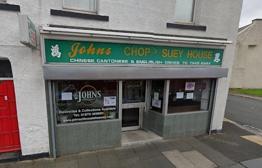 John's Chop Suey House, in Blyth, received a 4 star rating from 33 reviews.