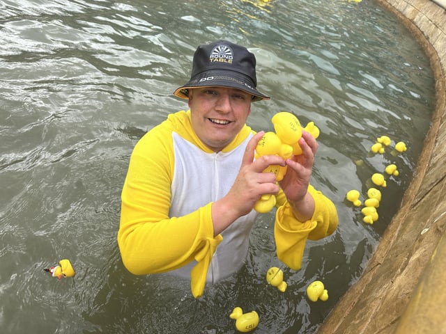 Alnwick Round Table's duck race.