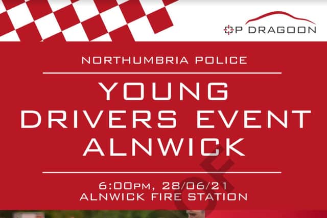 An event is being held for young drivers.