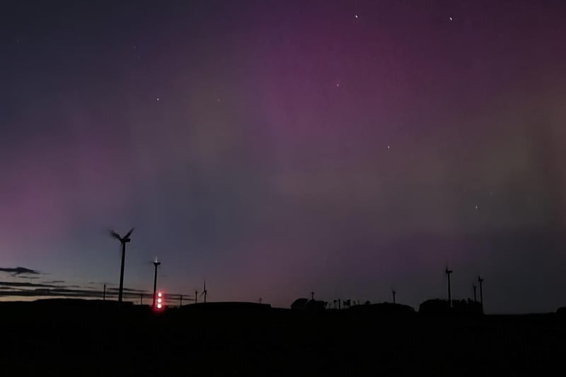 Also taken on the moors near North Charlton with a clear view of the aurora.