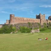 The clock on the north-west corner of Bamburgh Castle is set to be repaired.
