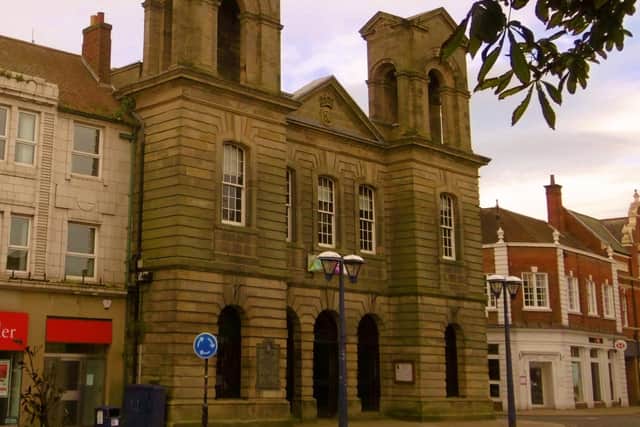 Morpeth Town Hall, where Robert saw his first play acted.