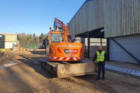 Graeme Wilson, managing director of Glendale Engineering, with their new plant machinery.