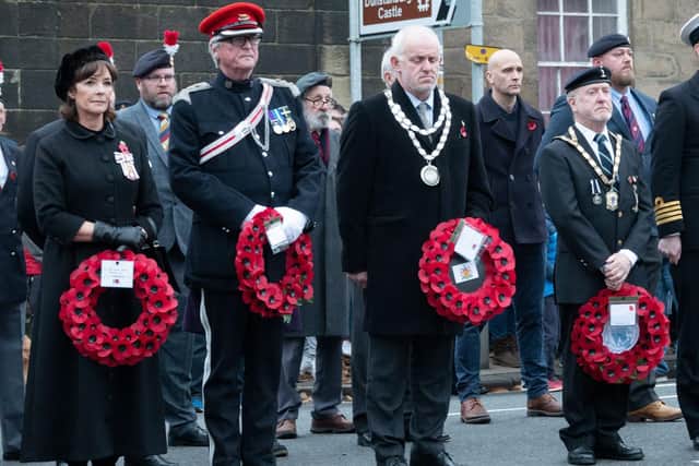 Remembrance Sunday 2022 in Alnwick. Picture: Jane Coltman/Alnwick Town Council