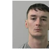 Rhyss Laws was jailed for 45 months and will remain on the Sex Offenders’ Register for life. (Photo by Northumbria Police)