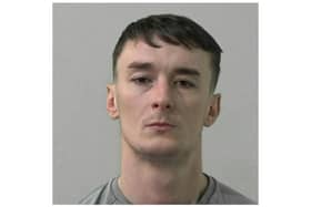 Rhyss Laws was jailed for 45 months and will remain on the Sex Offenders’ Register for life. (Photo by Northumbria Police)