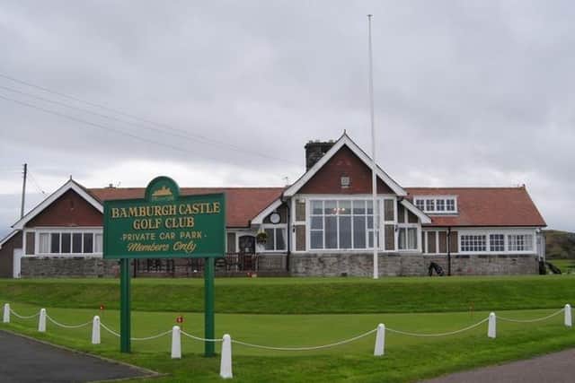 Bamburgh Castle Golf Club.