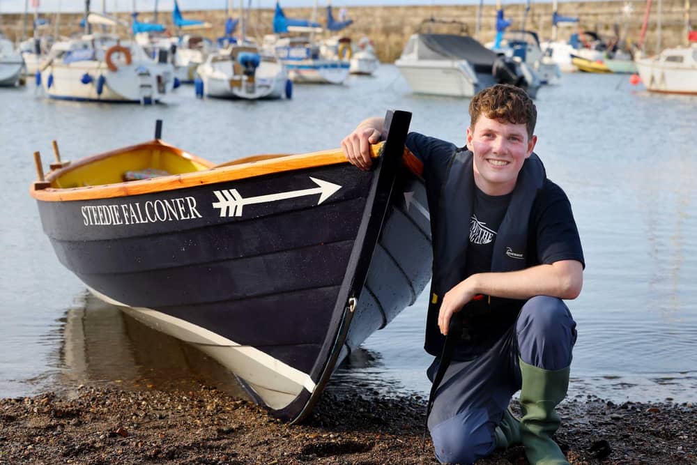 Adam Wilson hopes his family connection to Victorian heroine, Grace Darling, will see his team win gold. Picture: Colin Hattersley