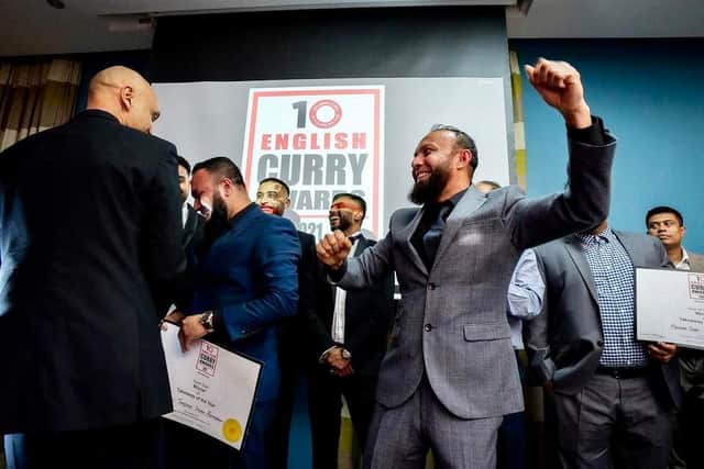 Celebrations for Dilshad Tandoori Indian Takeaway at the English Curry Awards.