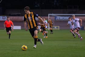 Berwick Rangers in action against Hearts B. The club doesn't want to extend B teams' participation in the Lowland League. Picture: Alan Bell