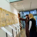 The Greggs ‘Ta Pastry’ - an 8 metre-long embroidered artwork celebrating the heritage of the Greggs Sausage Roll - at the Great North Museum: Hancock. Picture: Ben Queenborough/PinPep