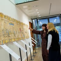 Greggs embroidery inspired by Bayeux Tapestry to go on show in Newcastle