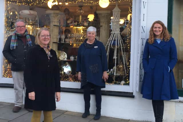 Helen McKenzie and Karen Millward from Alnwick Vintage and Antique welcomed Irita Marriott and Philip Serrell from the BBC's Antiques Road Trip to their shop.