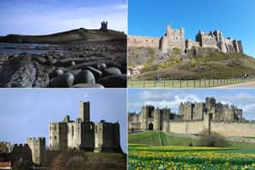 A list of 13 highly rated castles in Northumberland as ranked by Tripadvisor ‘traveller favourites’.