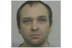 Sean Phillip Cairns, 37, is thought to be actively evading arrest. (Photo by Northumbria Police)