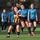 Berwick Rangers Women beat league leaders Morpeth Town 8-1 on Sunday. Picture: George Davidson.
