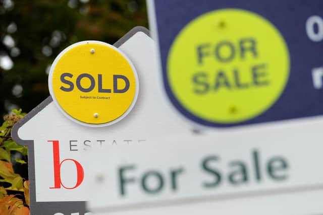 House prices in Northumberland fell by 1.5 per cent in April.
