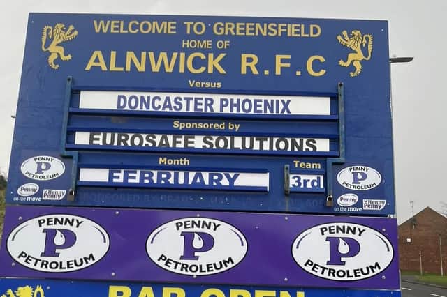 Alnwick hosted struggling Doncaster Phoenix at the weekend. Picture: Alnwick RFC