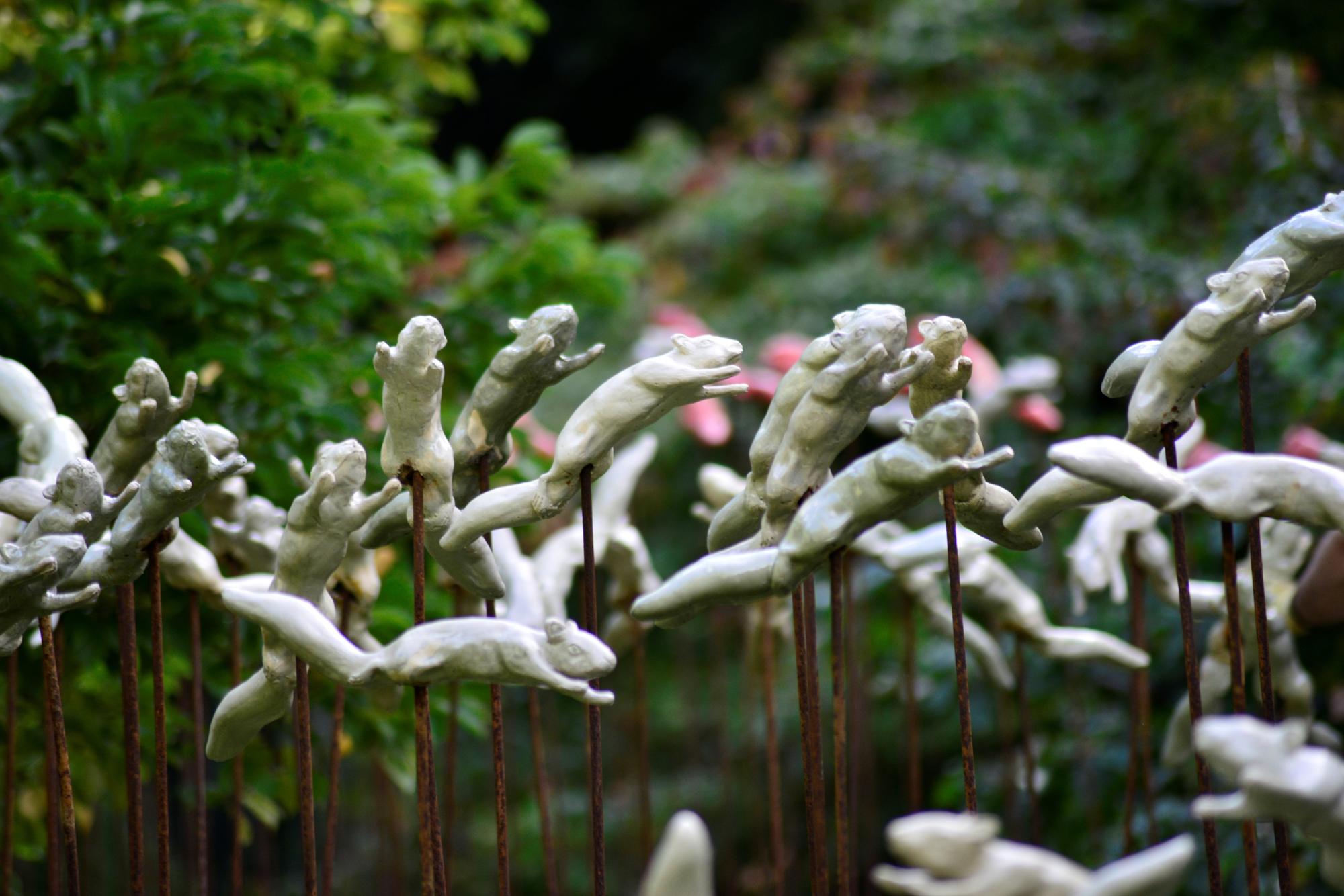 Belsay Hall welcomes 400 ceramic squirrels to highlight challenges facing native theses