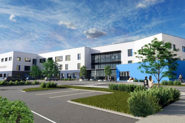 An artist impression of the new health and education centre of excellence where the Brockwell Surgery will move to after the relocation was given final approval.