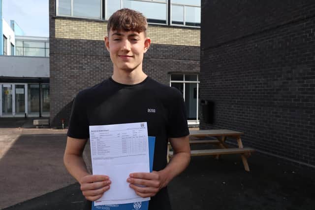 Mackensie Horton, of Astley Community High School, achieved six grade 9s and two grade 8s in his GCSEs.