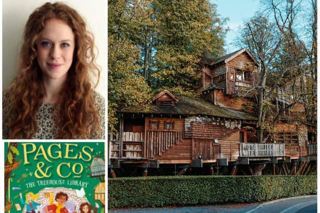Anna James' latest book has been partly inspired by the treehouse at The Alnwick Garden.